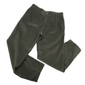 Vintage Compagnie Generale Aeropostale Men's Corduroy Pants 34x34 Green EUC